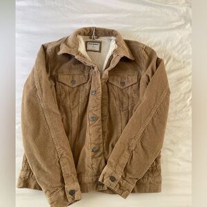 Corduroy jacket Sherpa lined